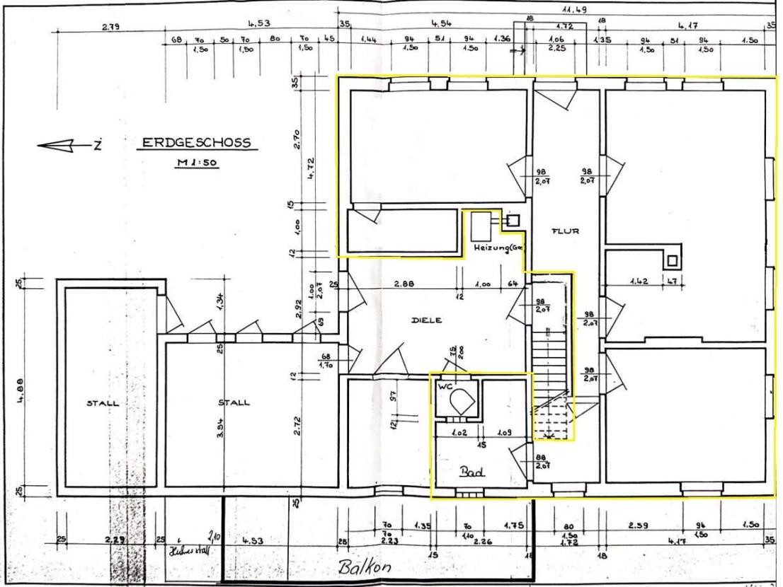 Grundriss Erdgeschoss
