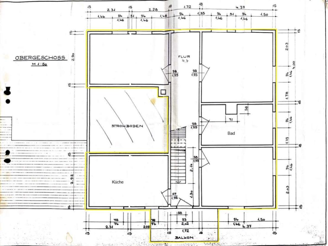 Grundriss Obergeschoss