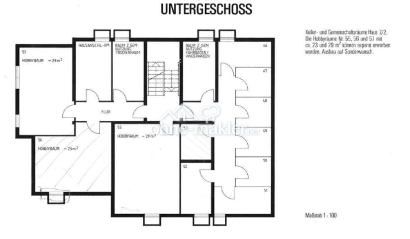 Hobbyraum 56/ Keller 53 / Wirt