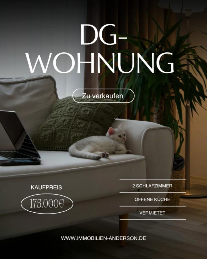DG-Wohnung zu verkaufen!