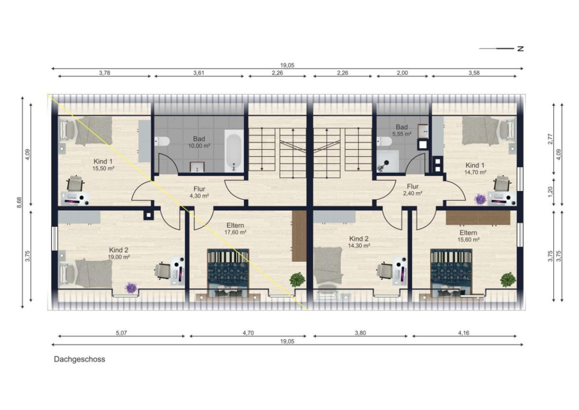 Grundrisse Dachgeschoss 