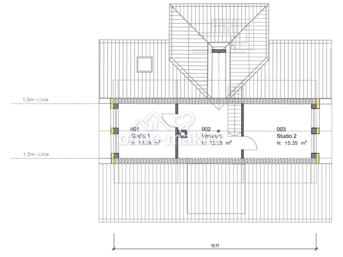 Grundriss 2. OG (Spitzboden)