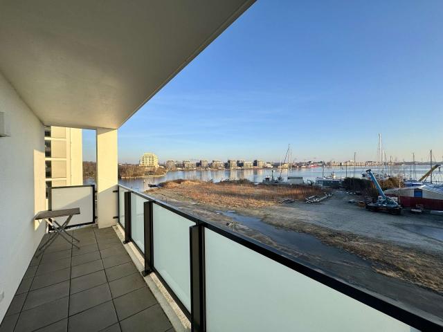 Balkon mit Blick über den Bontekai 