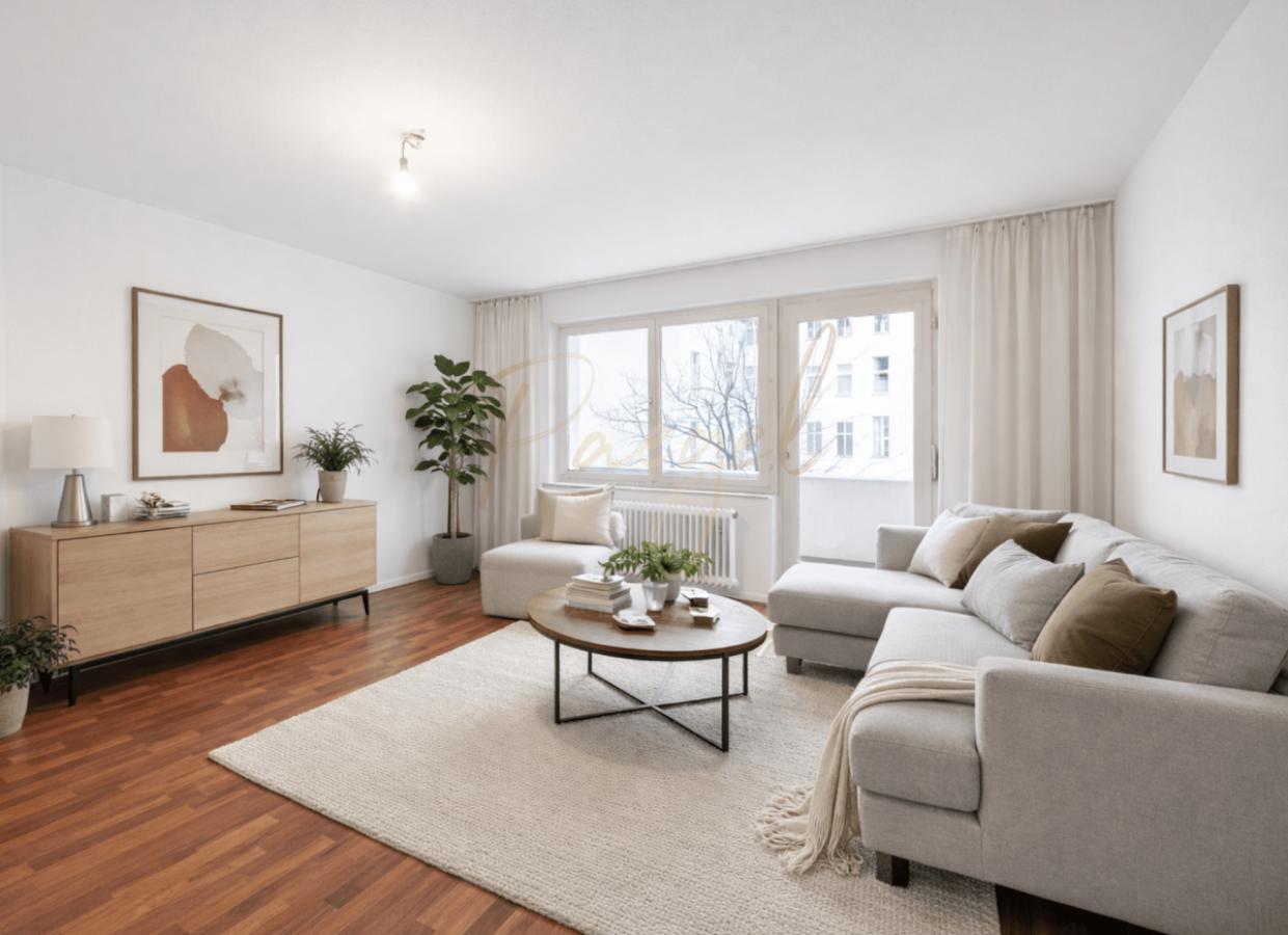 Wohnzimmer visualisiert