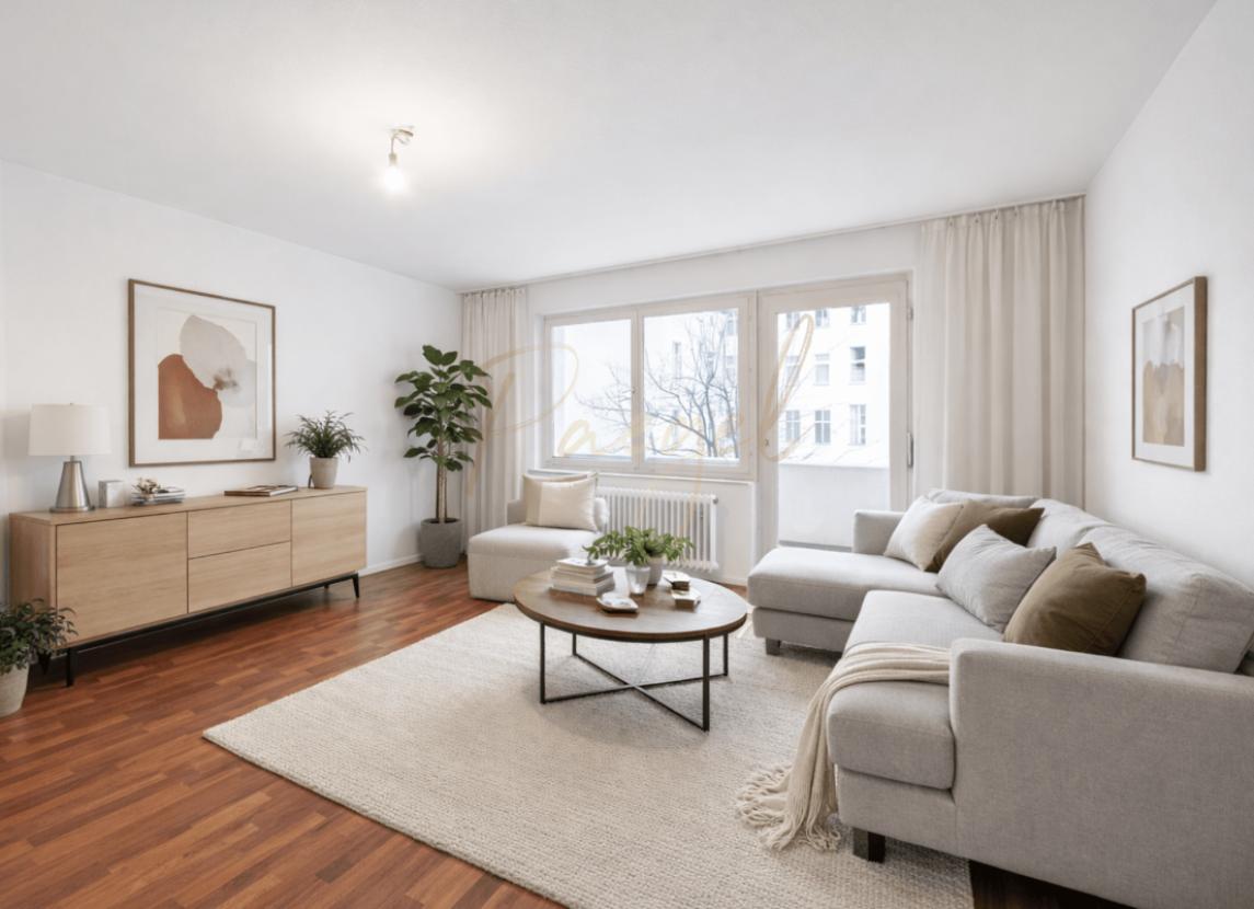 Wohnzimmer visualisiert