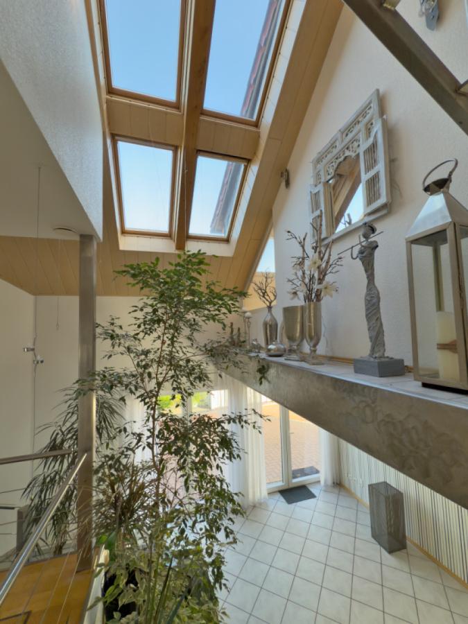 Galeriebereich vom Erd- bis zum Dachgeschoss