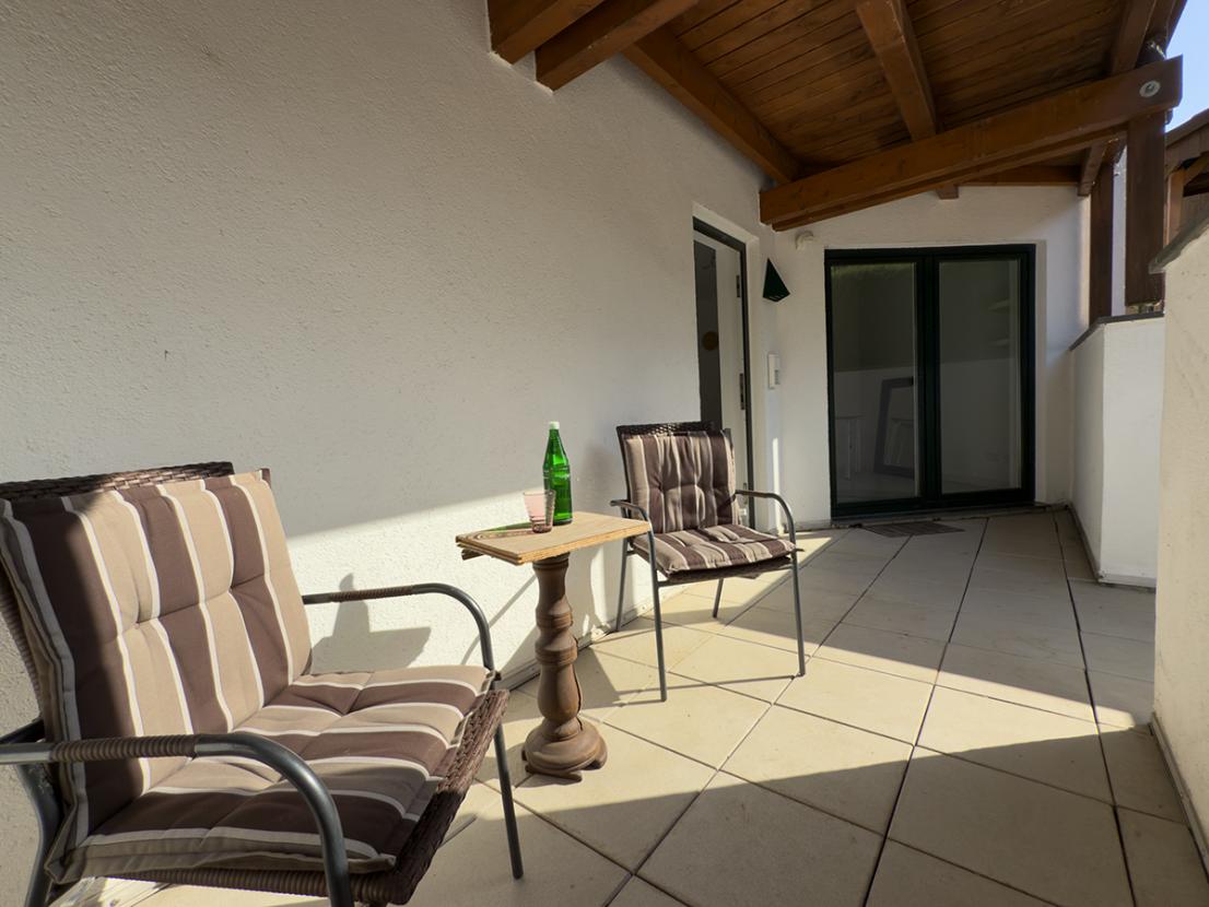 Freisitz vor der Einliegerwohnung