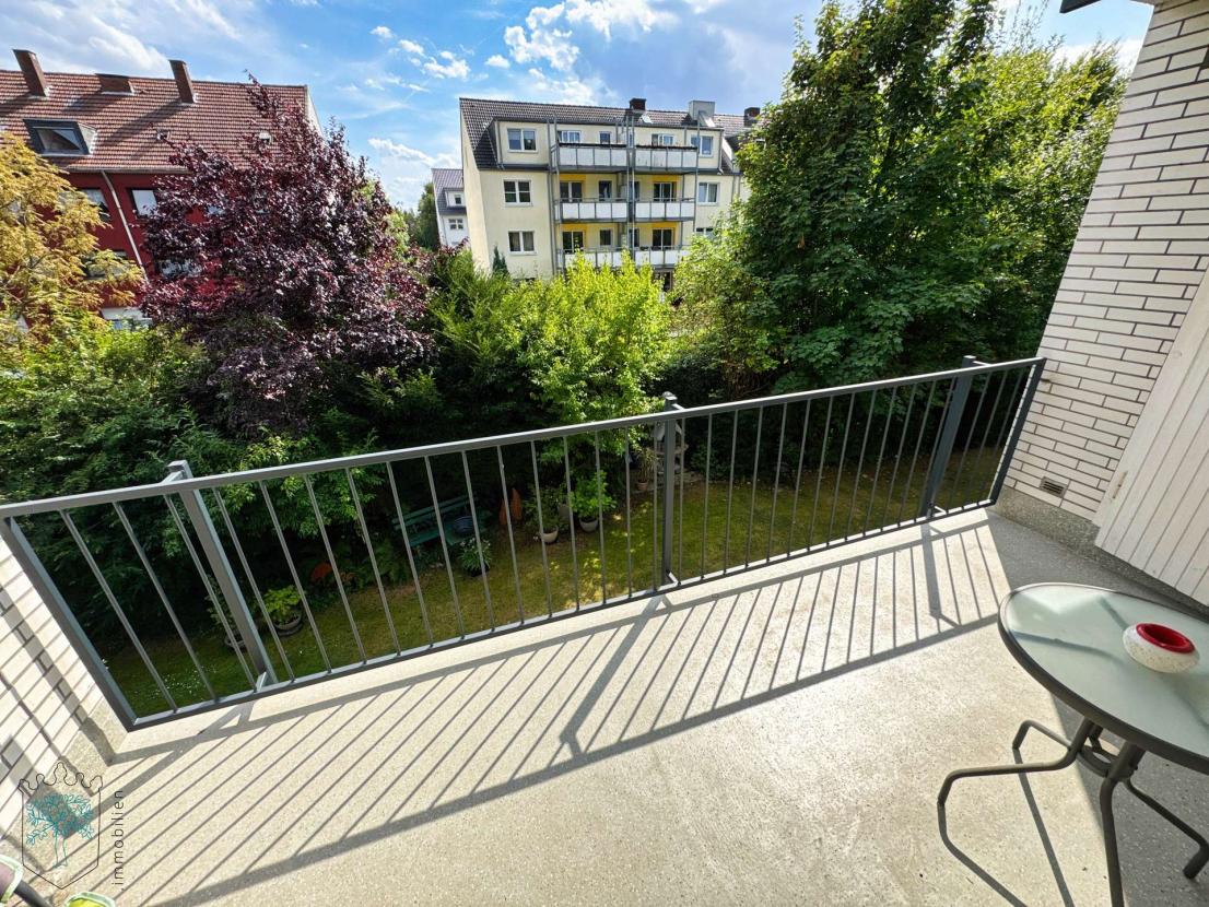 Balkon im Sommer