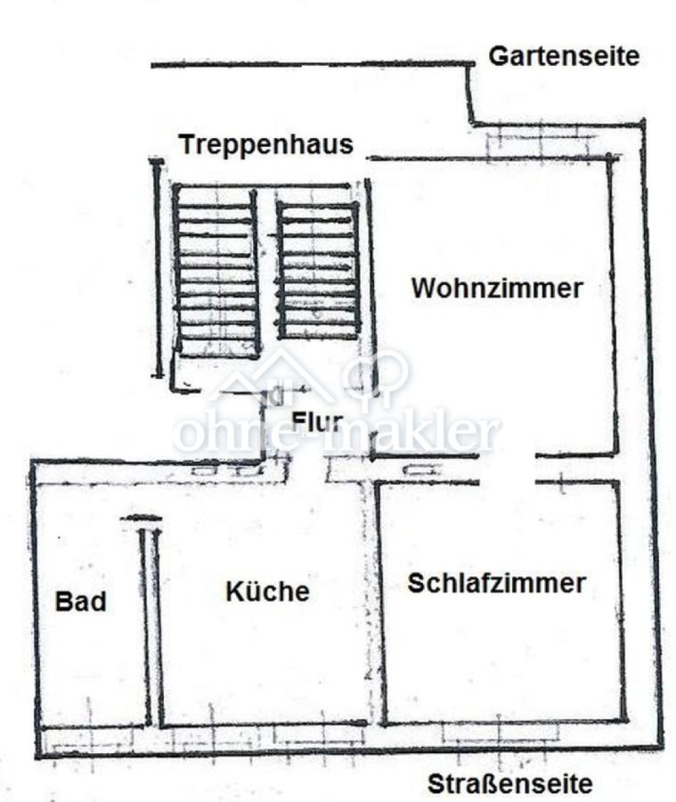 Grundriss der Wohnung