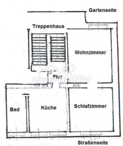 Grundriss der Wohnung