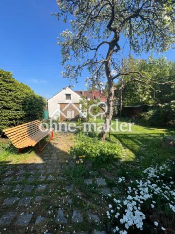 Garten mit Apfelbaum