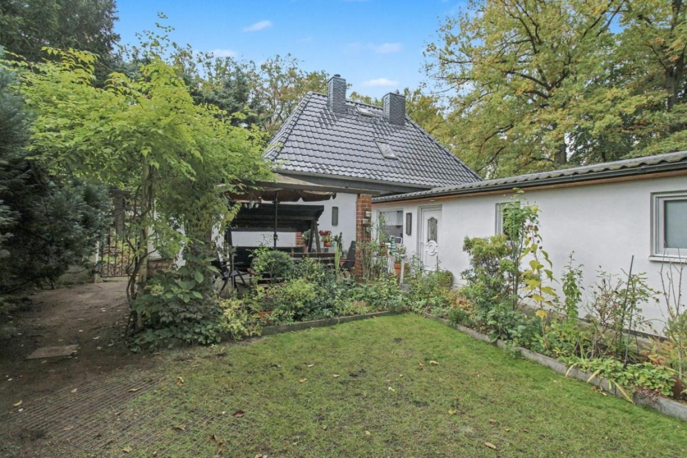 rückseitige Objektansicht