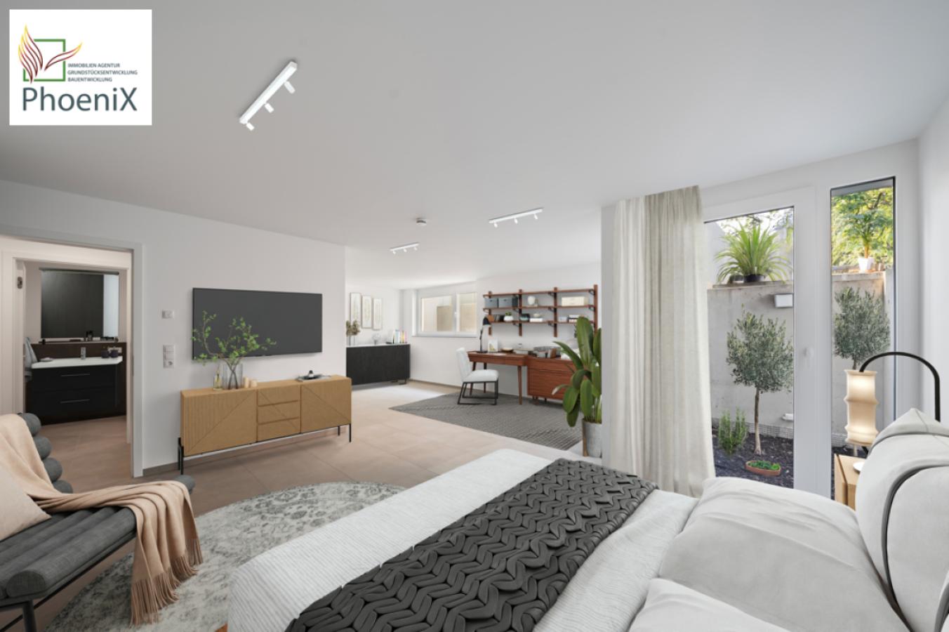 Untergeschoss mit Patio