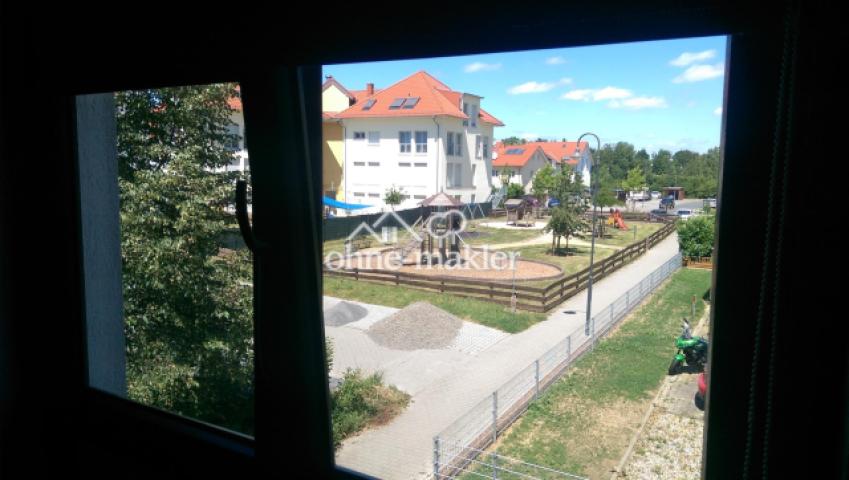 Blick aus Schlafzimmerfenster