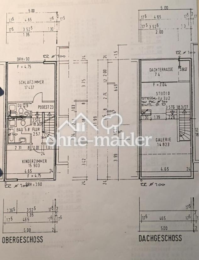 zusätzliches WC im OG nicht da