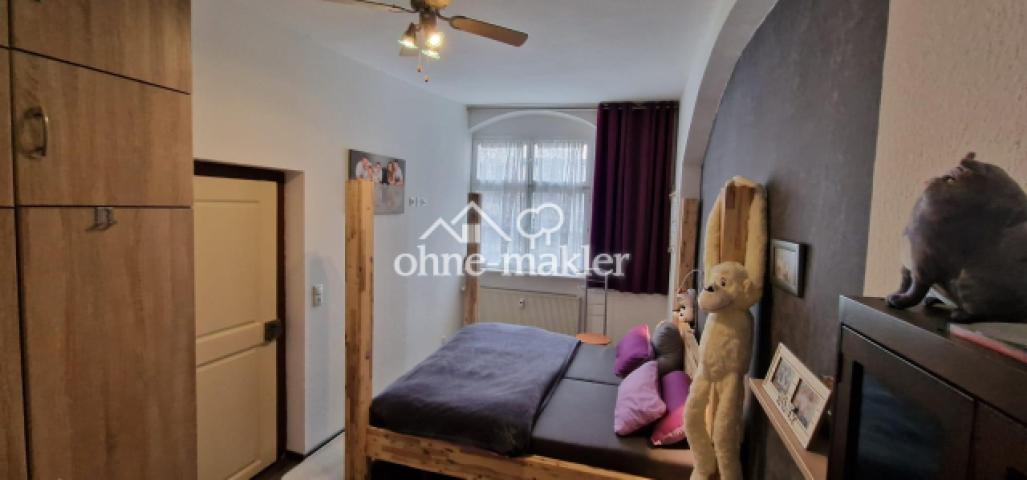 Schlafzimmer mit Ventilator