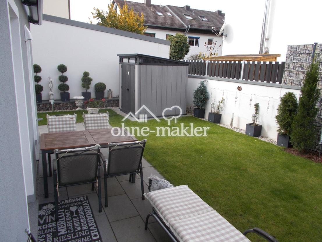 Terrasse-Gartenanlage