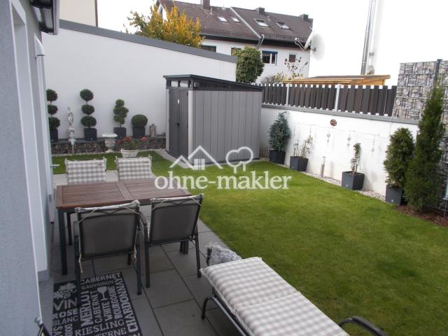 Terrasse-Gartenanlage