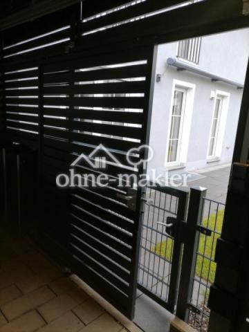 Carporttür zum Garten