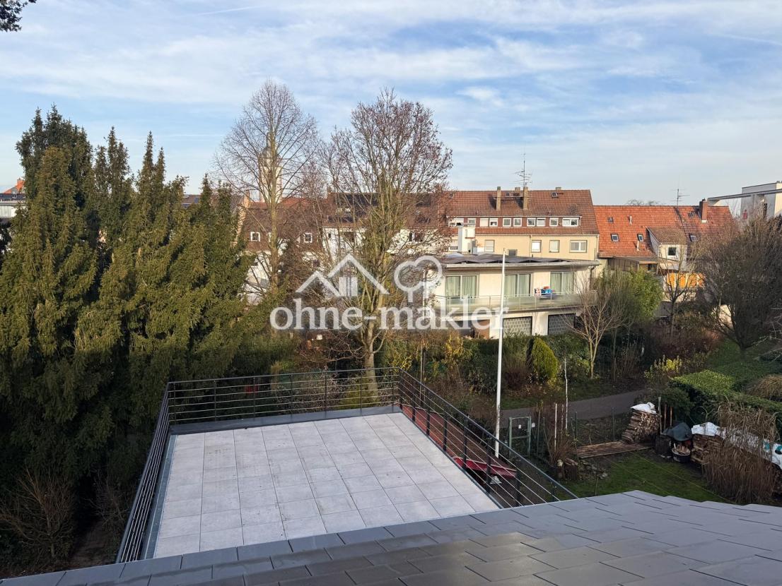 Blick vom Dachgeschoss