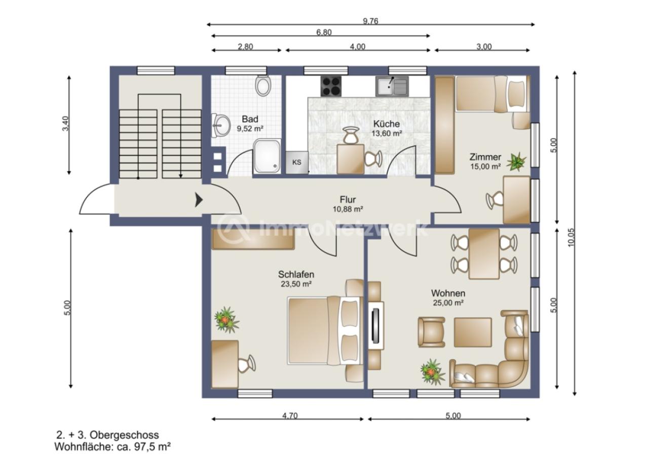 SLS-WuG-Grundrisse (2.und3. OG)
