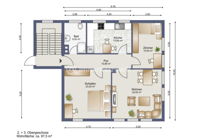 SLS-WuG-Grundrisse (2.und3. OG)