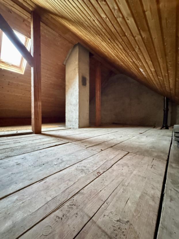 Blick ins Dachgeschoß