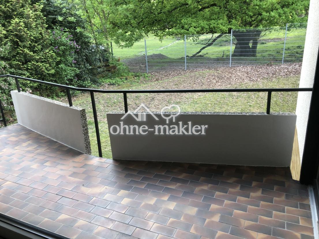 Balkon mit Blick in den Wildpa