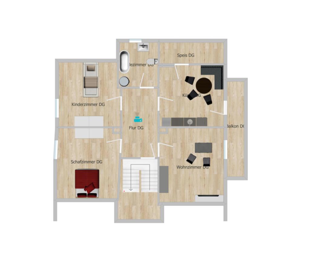 Grundriss Dachgeschoss