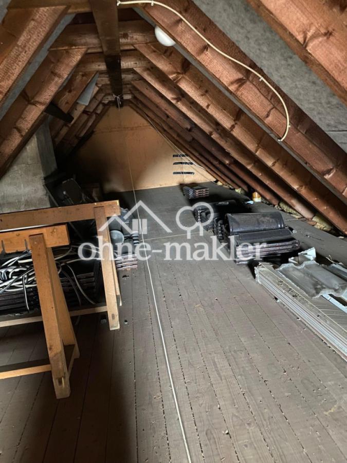 Bisher ungenutzter Dachboden