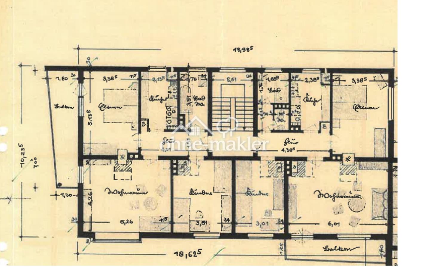 Grundriss 2. OG links & rechts