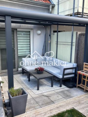 Überdachte Dachterrasse