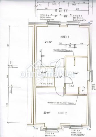 Grundriss Obergeschoss