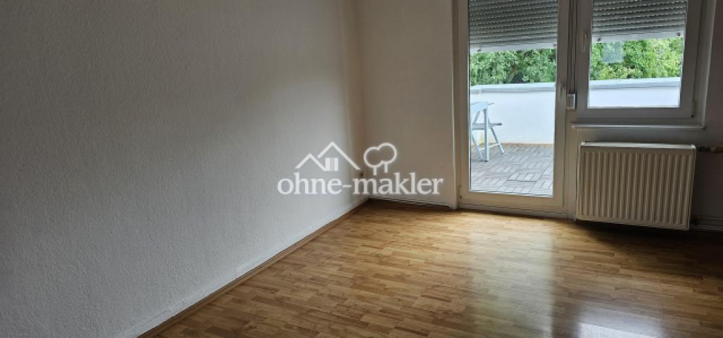 Sicht von Küche zum Balkon