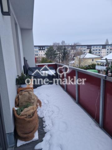 Balkon im Winter