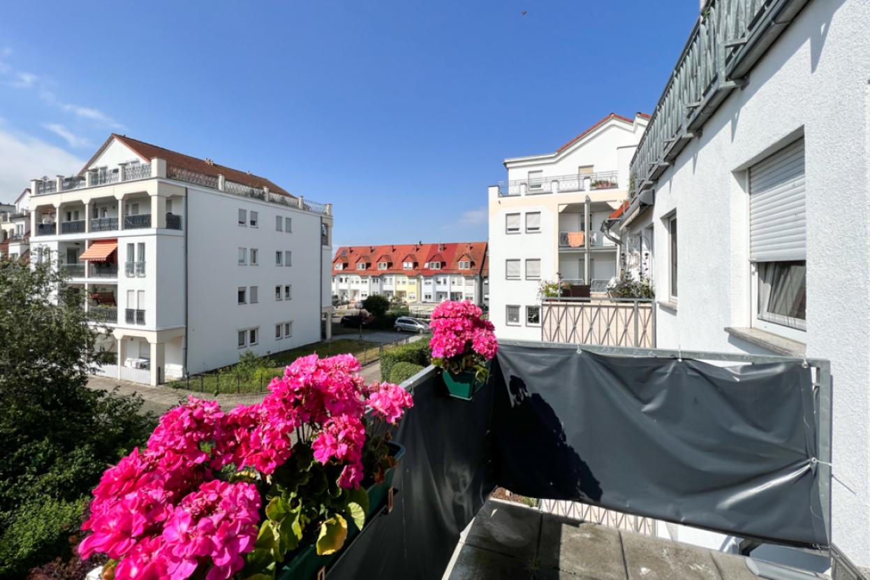 Balkon am Wohnzimmer