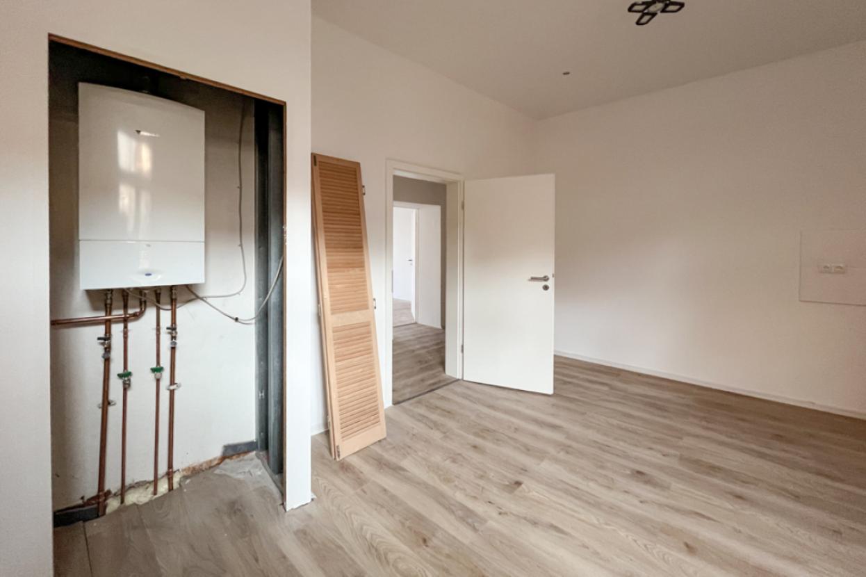 Küche mit Gasetagenheizung