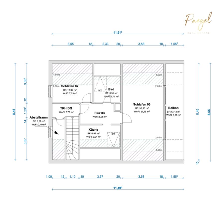 Grundriss - Obergeschoss