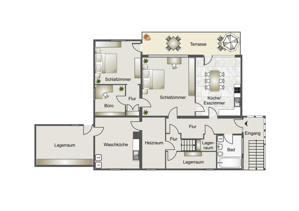 Grundriss Gartengeschoss