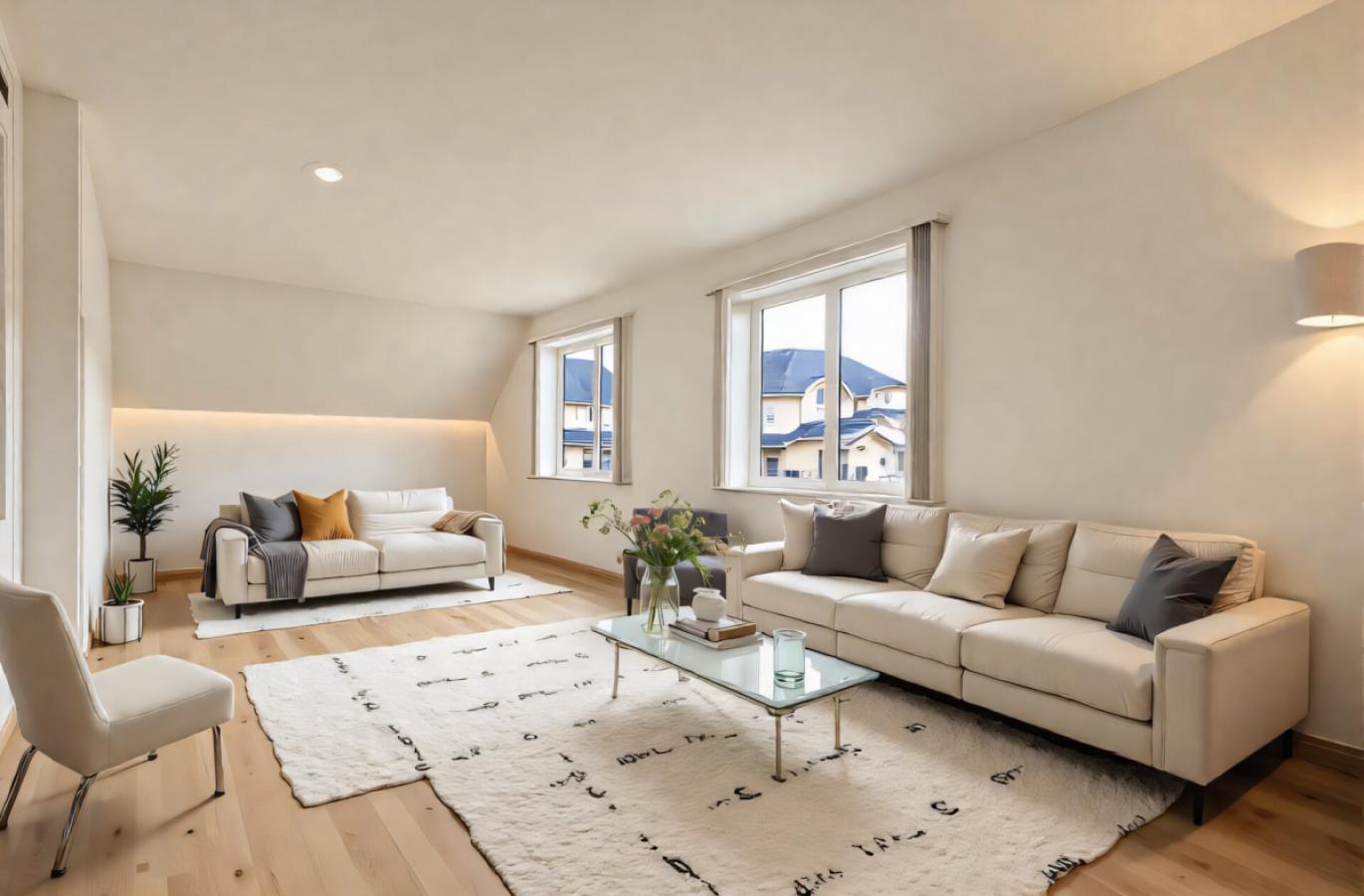 Wohnzimmer - durch KI erstellt