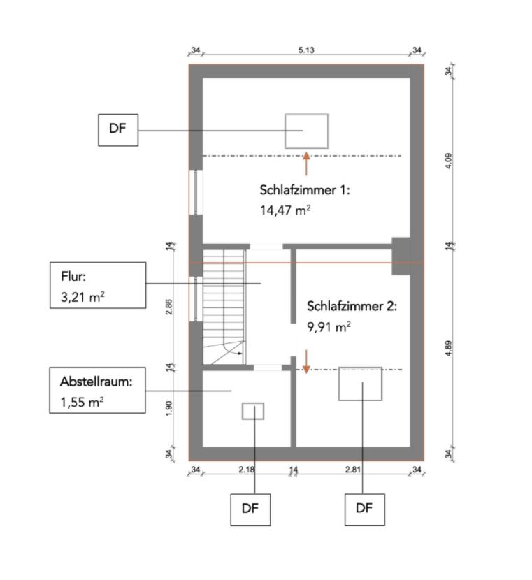 Grundriss Dachgeschoss