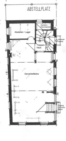 Grundriss Gewerbeeinheit
