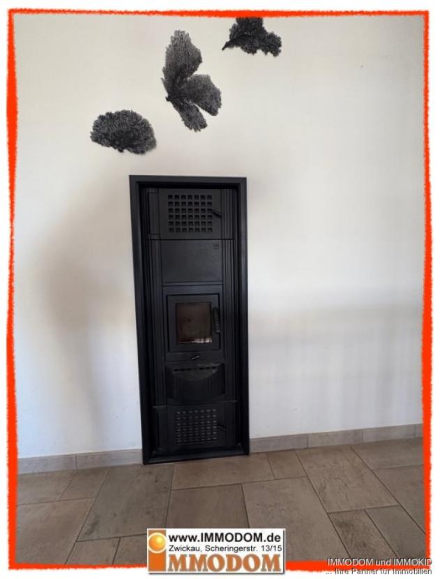 Feuerung für Kaminofen im 1.OG