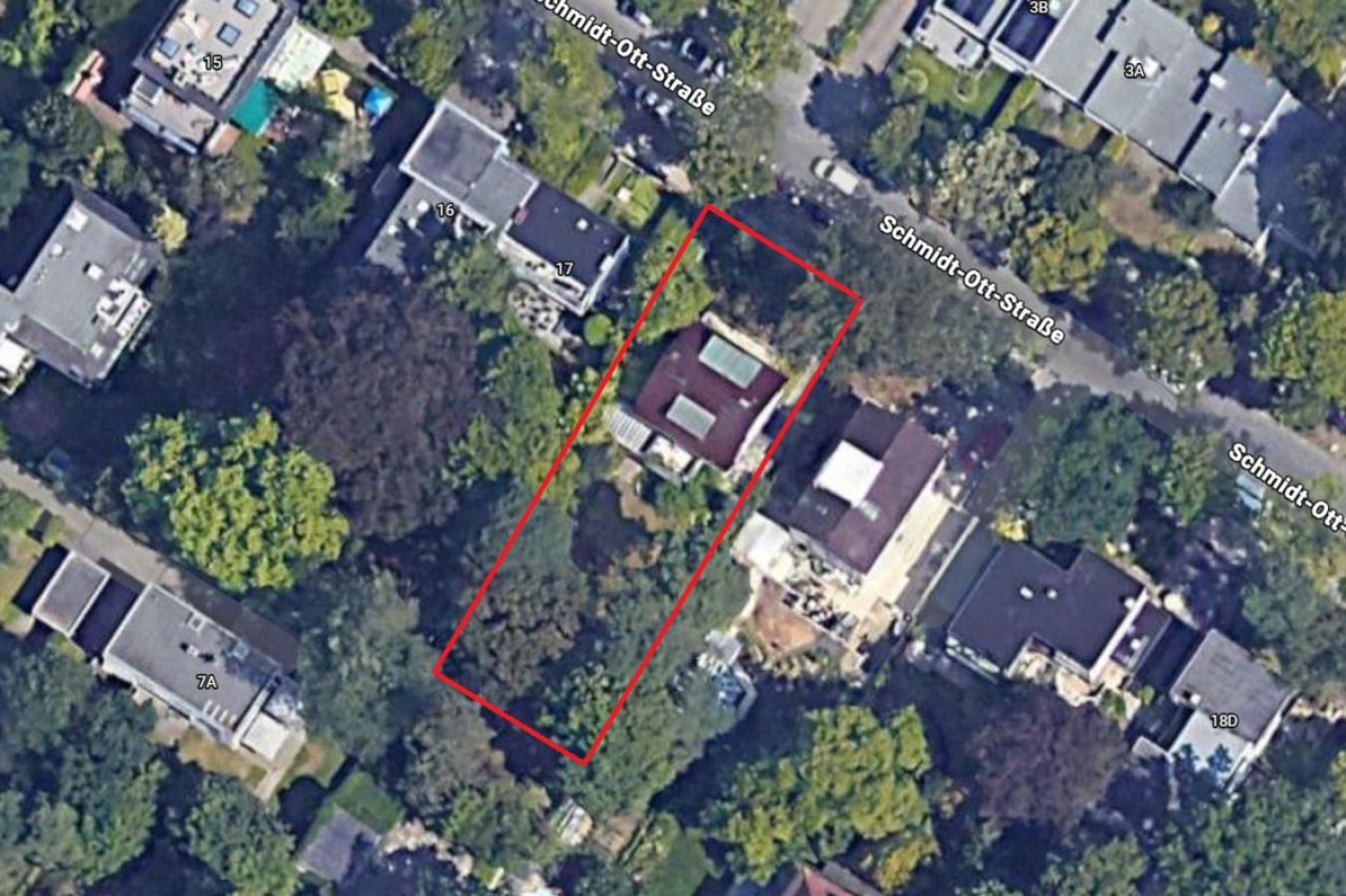 Grundstück Luftaufnahme