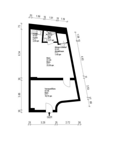 Nutzfläche/Atelier EG