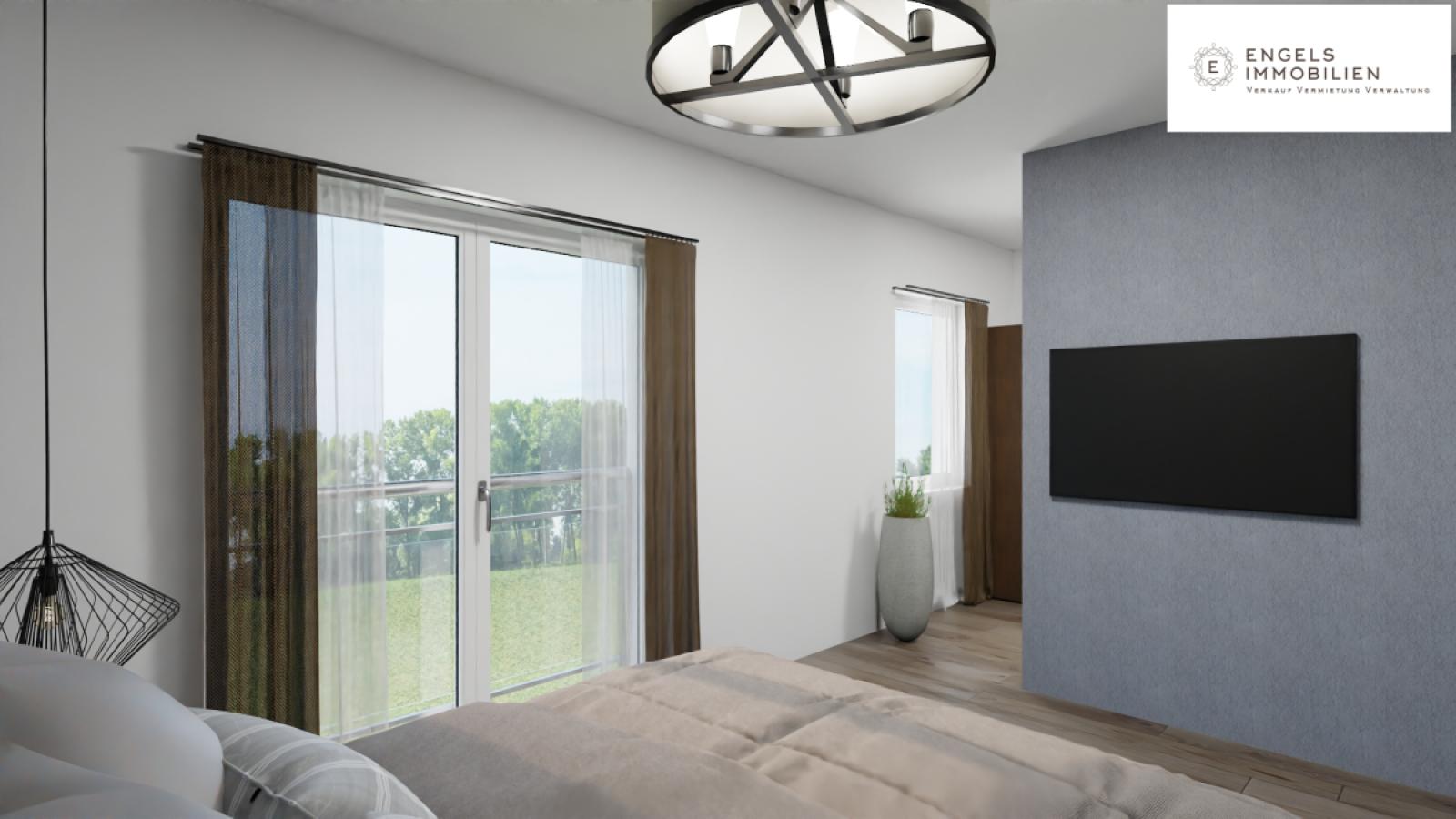 Schlafzimmer mit Ankleide