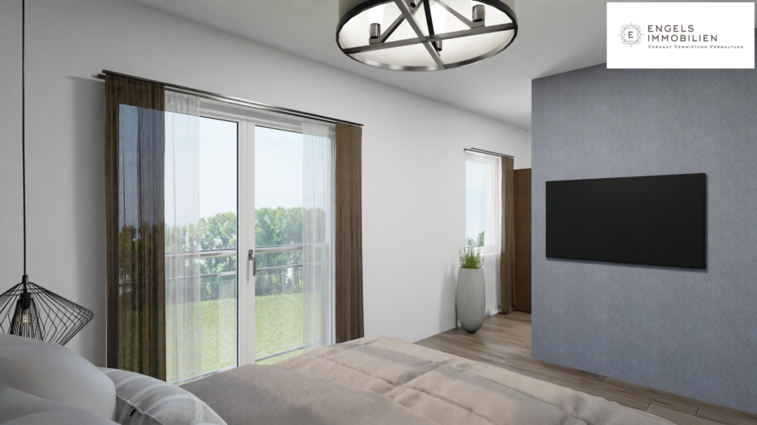 Schlafzimmer mit Ankleide