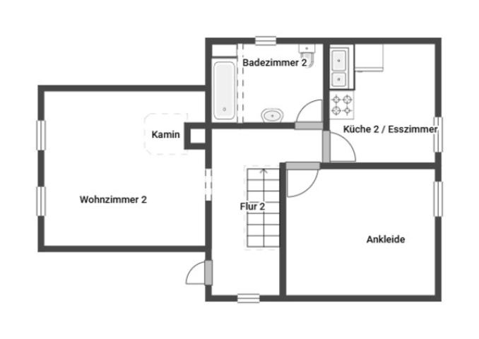 Grundriss Skizze 1.OG