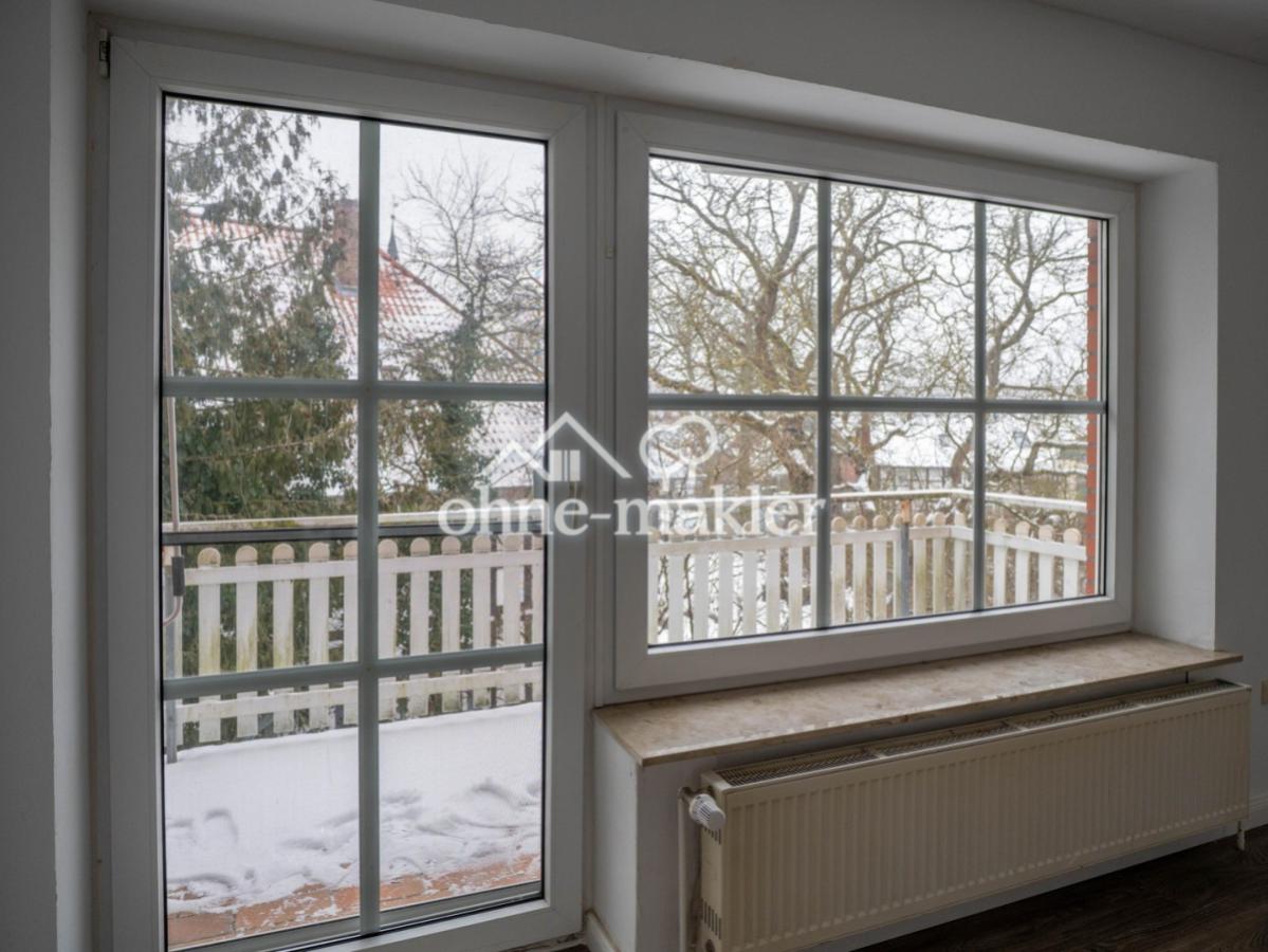 Blick aus dem Wohnzimmer