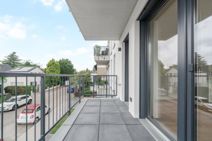 Balkon Frontseite Immobilie